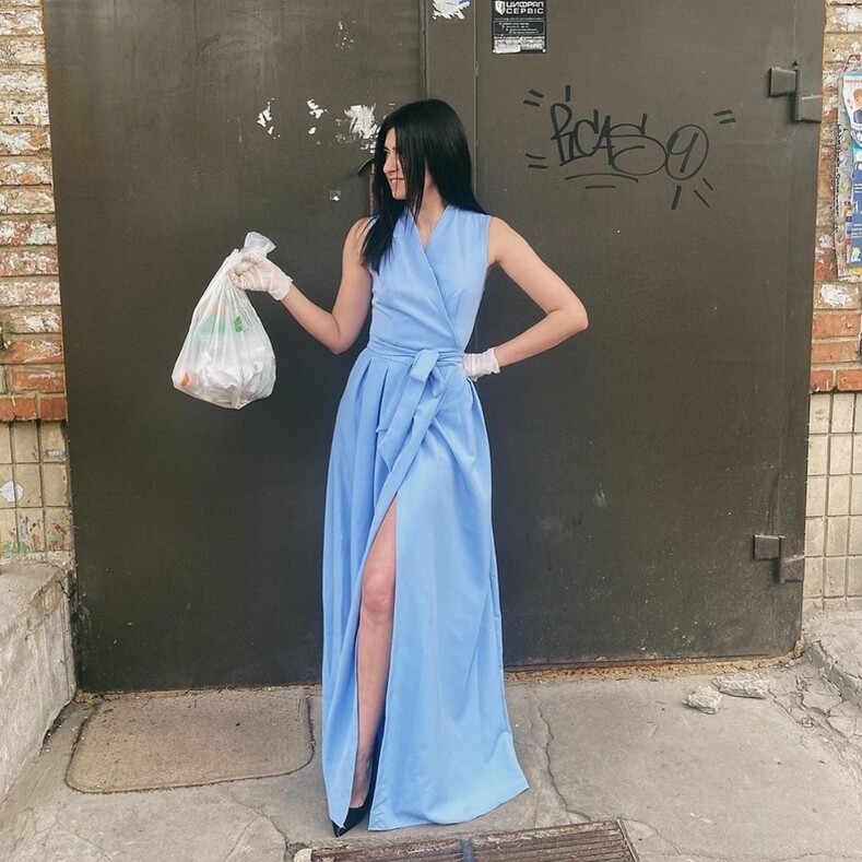 На мусорку, как на праздник: художница из Волгограда запустила новый челлендж в Instagram (фото)