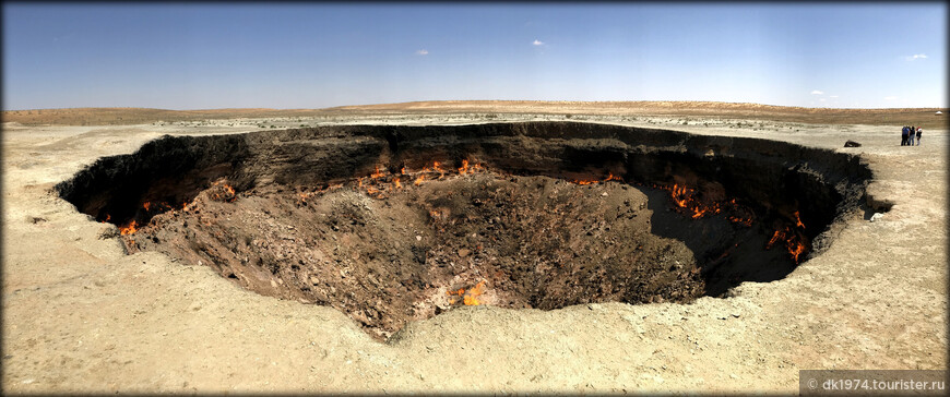 Газовый кратер Дарваза или геологические чудеса Туркмении