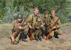 Реконструкция одного боя  1942 года.  До боя.