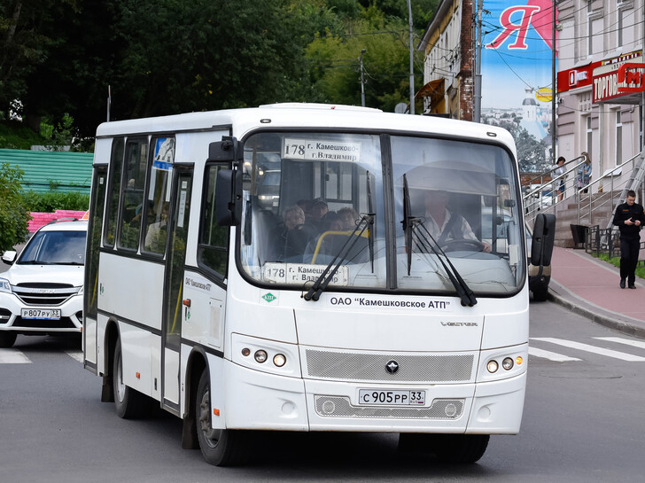 Автобус Владимир — Камешково