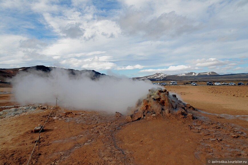 Вокруг Исландии с палаткой. Три шикарных водопада, вулкан Krafla с дивным озером и дымящийся Hverir