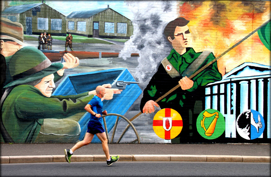 Стены мира или граффити города Белфаст