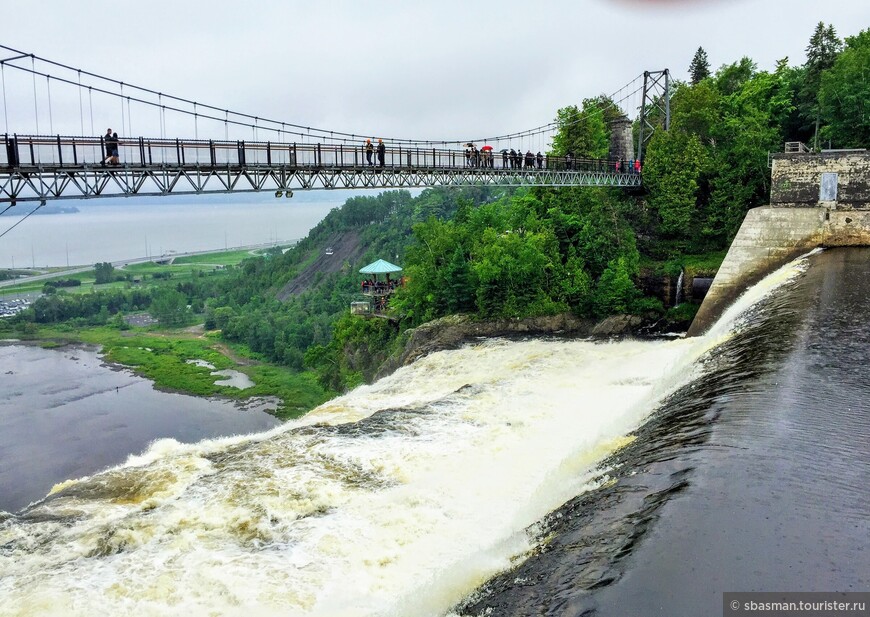 Вокруг Квебека под дождём. Каньон Сент-Анн и Водопад Монморенси