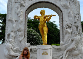 Памятник Иоганну Штраусу в Венском городском парке