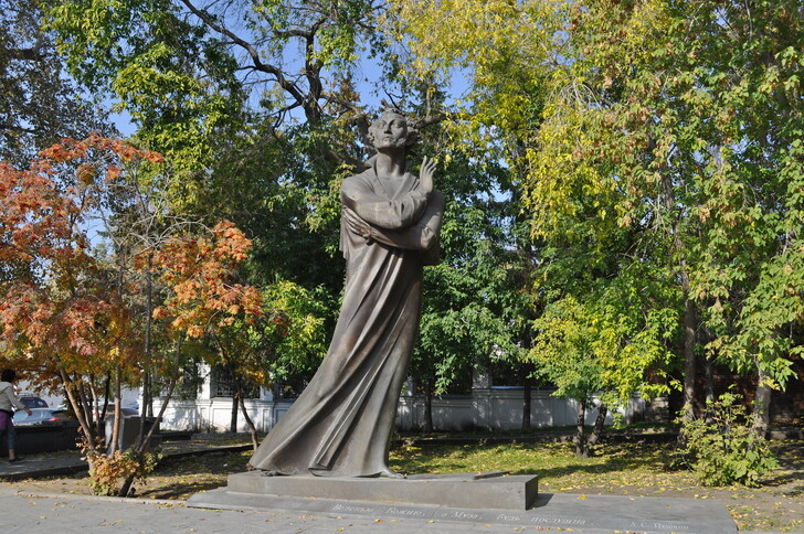 Памятник А.С. Пушкину в Литературном квартале