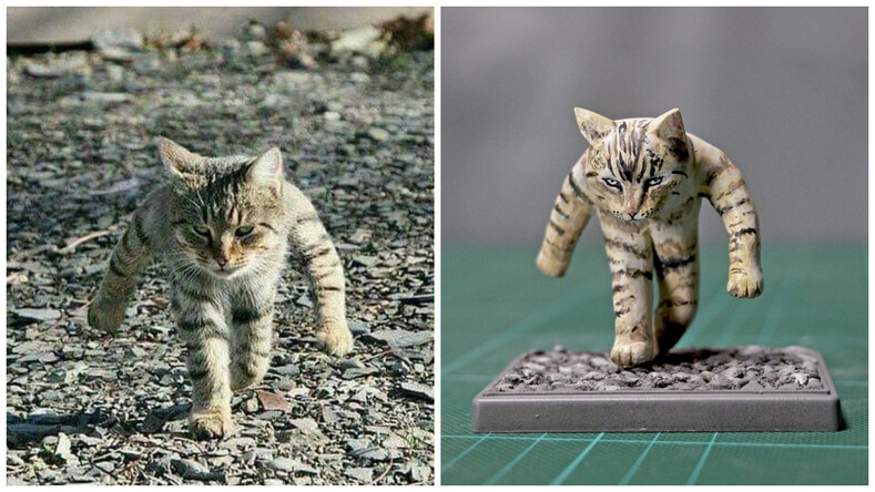 Скульптор создает нелепые фигуры по любимым мемам с котиками и не только: фото современного мем-искусства