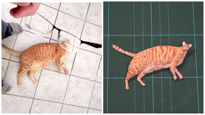 Скульптор создает нелепые фигуры по любимым мемам с котиками и не только: фото современного мем-искусства