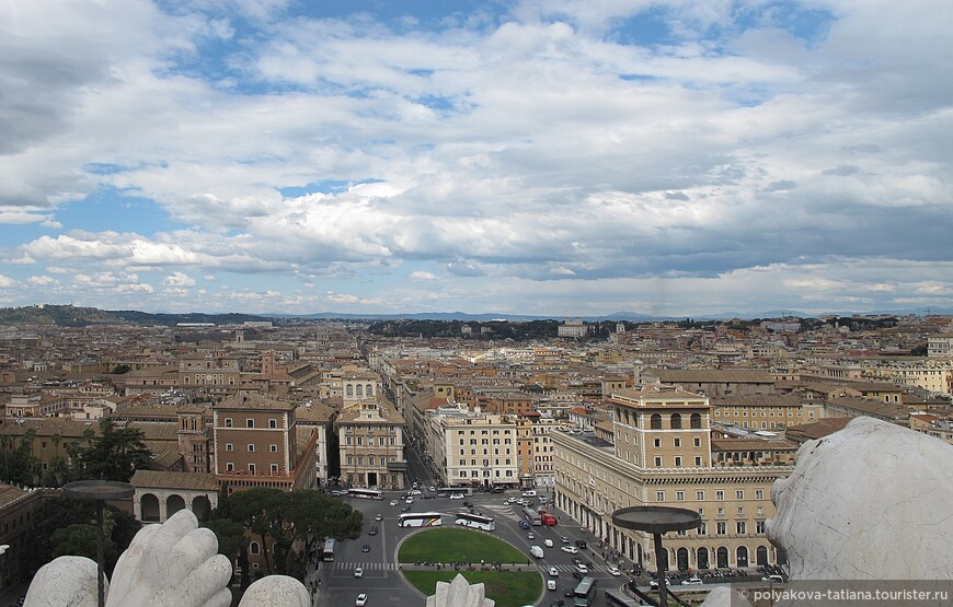 Взгляд на Рим с высоты