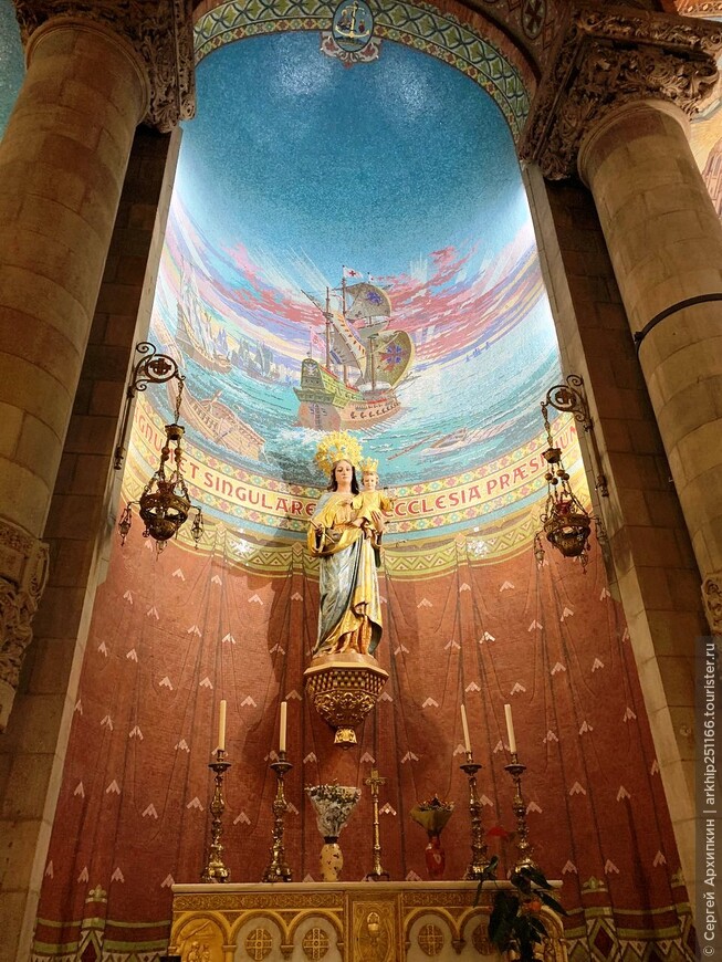 Храм Святого Сердца на горе Тибидабо в Барселоне