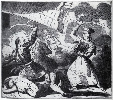 Рисунок из «History of Pirates of all Nations» (1836 год)