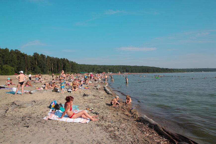 Центральный пляж Новосибирска