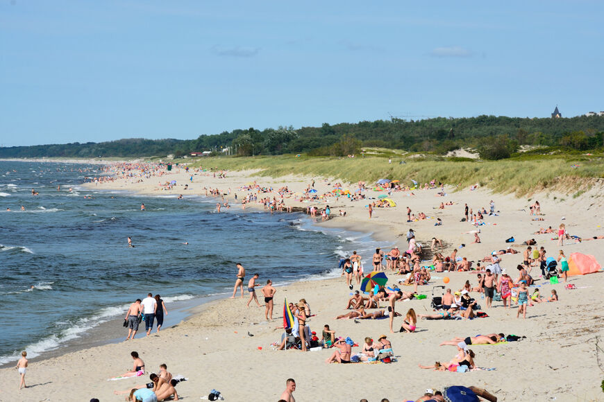 Городской пляж в Балтийске