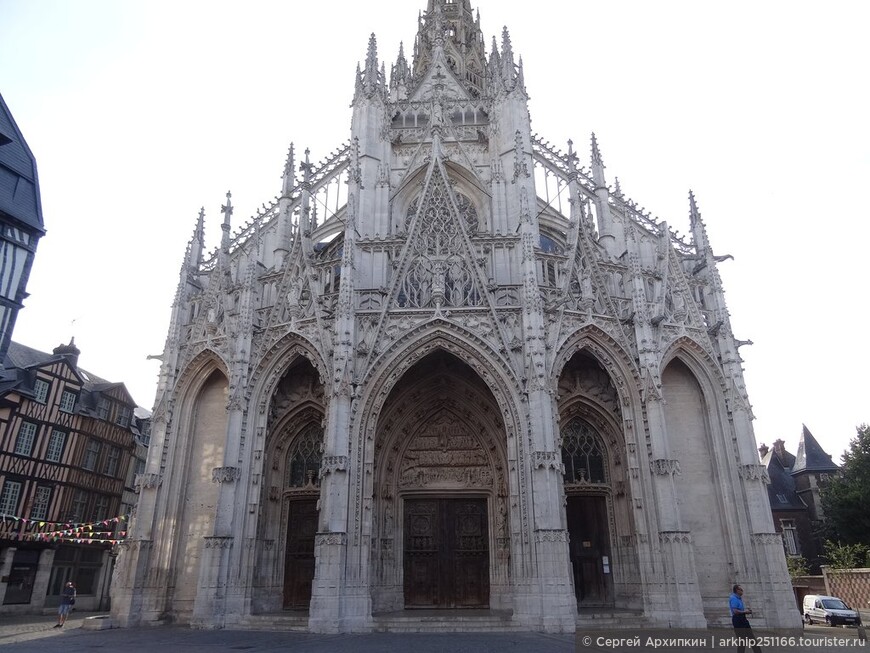 Церковь Сен-Маклу в Руане — яркий пример французской пламенеющей готики 15 века