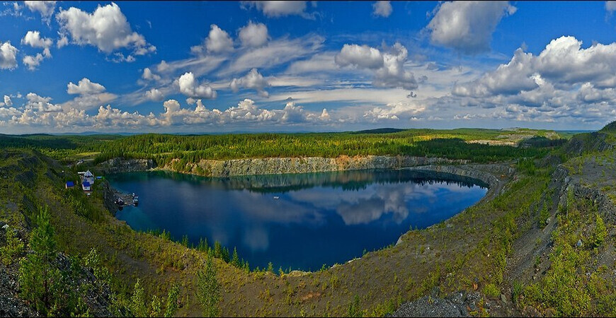 Карьер Лазурный, Нижний Тагил — на карте, отдых, погода, фото, глубина, как  добраться