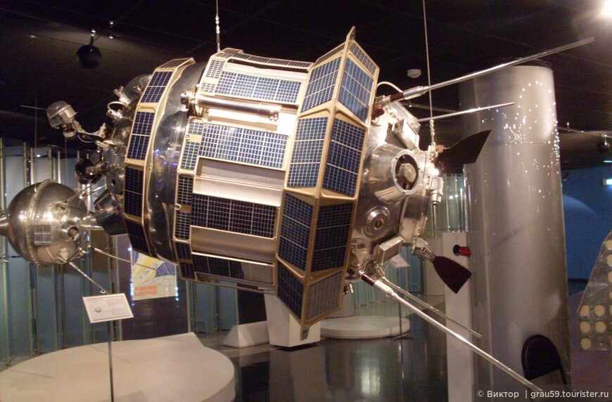 Макет станции в Мемориальном музее космонавтики (Из Интернета)