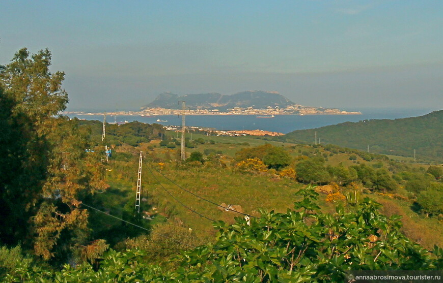 Вид на скалу Гибралтар