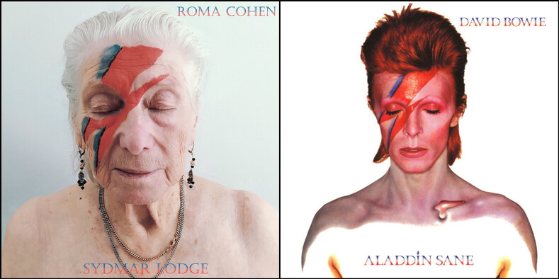 Пенсионеры из дома престарелых скосплеили обложки культовых музыкальных альбомов: то чувство, когда ты стал таким же знаменитым, как Дэвид Боуи