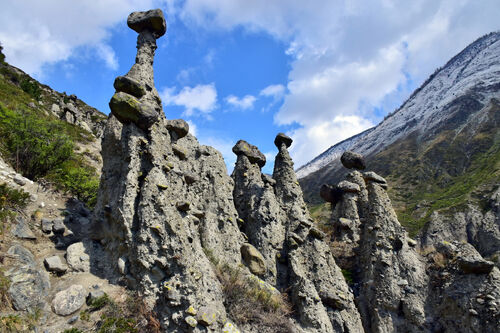 Каменные грибы на Алтае