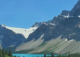 Athabasca Falla, ледник Columbia и Anette Lake