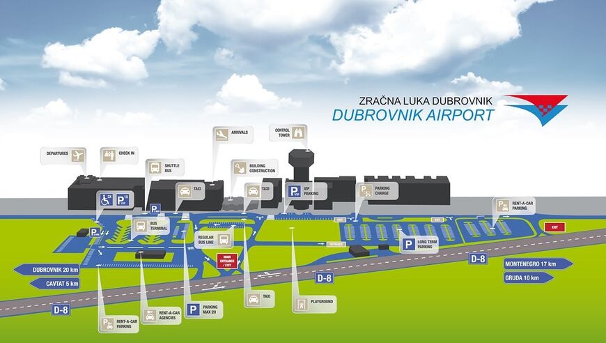 Аэропорт Дубровника (Zračna luka Dubrovnik)