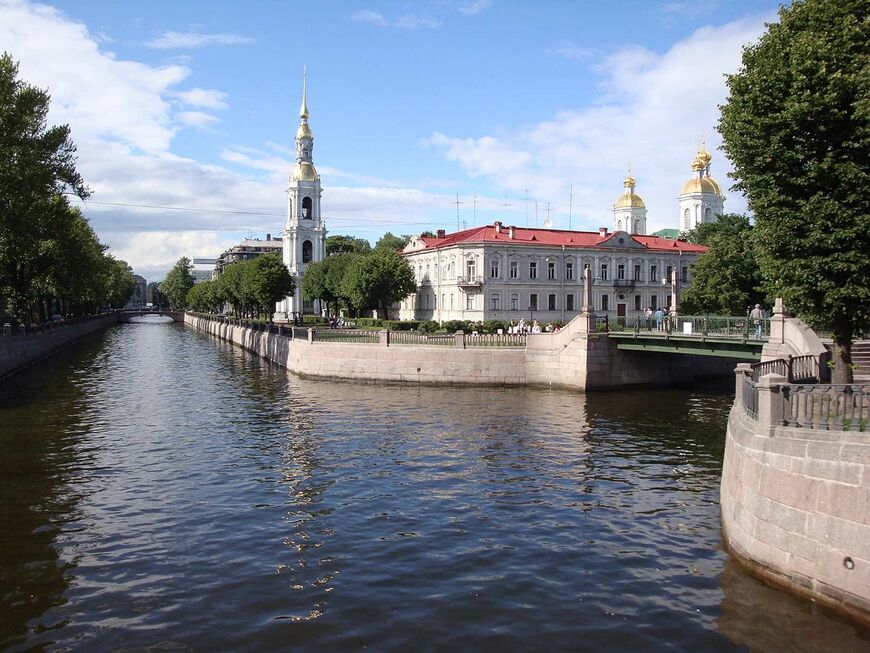 Вид на Крюков канал, Кашин и Красногвардейский мосты
