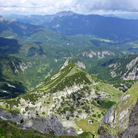 Вид с вершины Spieljoch 2236 м.
