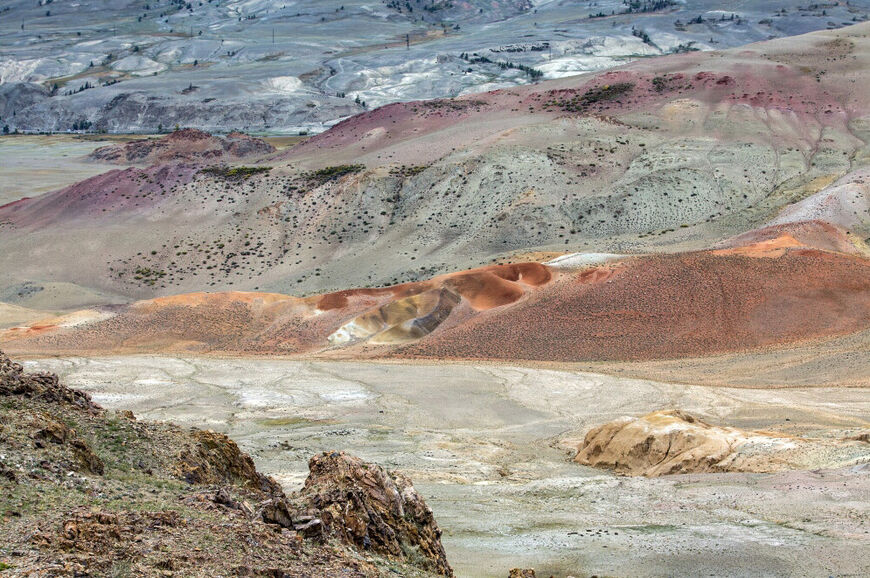 Алтайский Марс (Марсовые горы, Цветные горы Кызыл-Чина)
