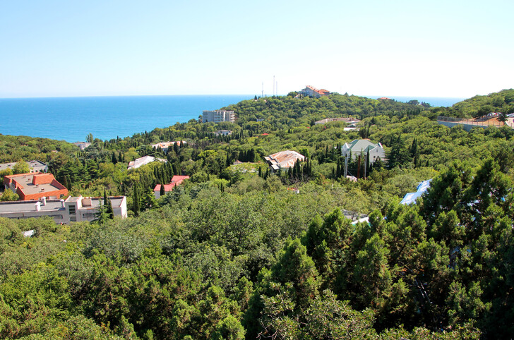 Панорама курорта Гаспра