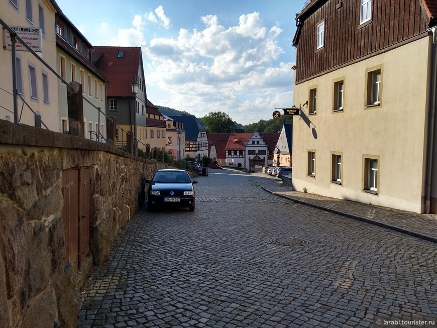 Саксония: Из Гайзинга в город и замок Лауэнштaйн