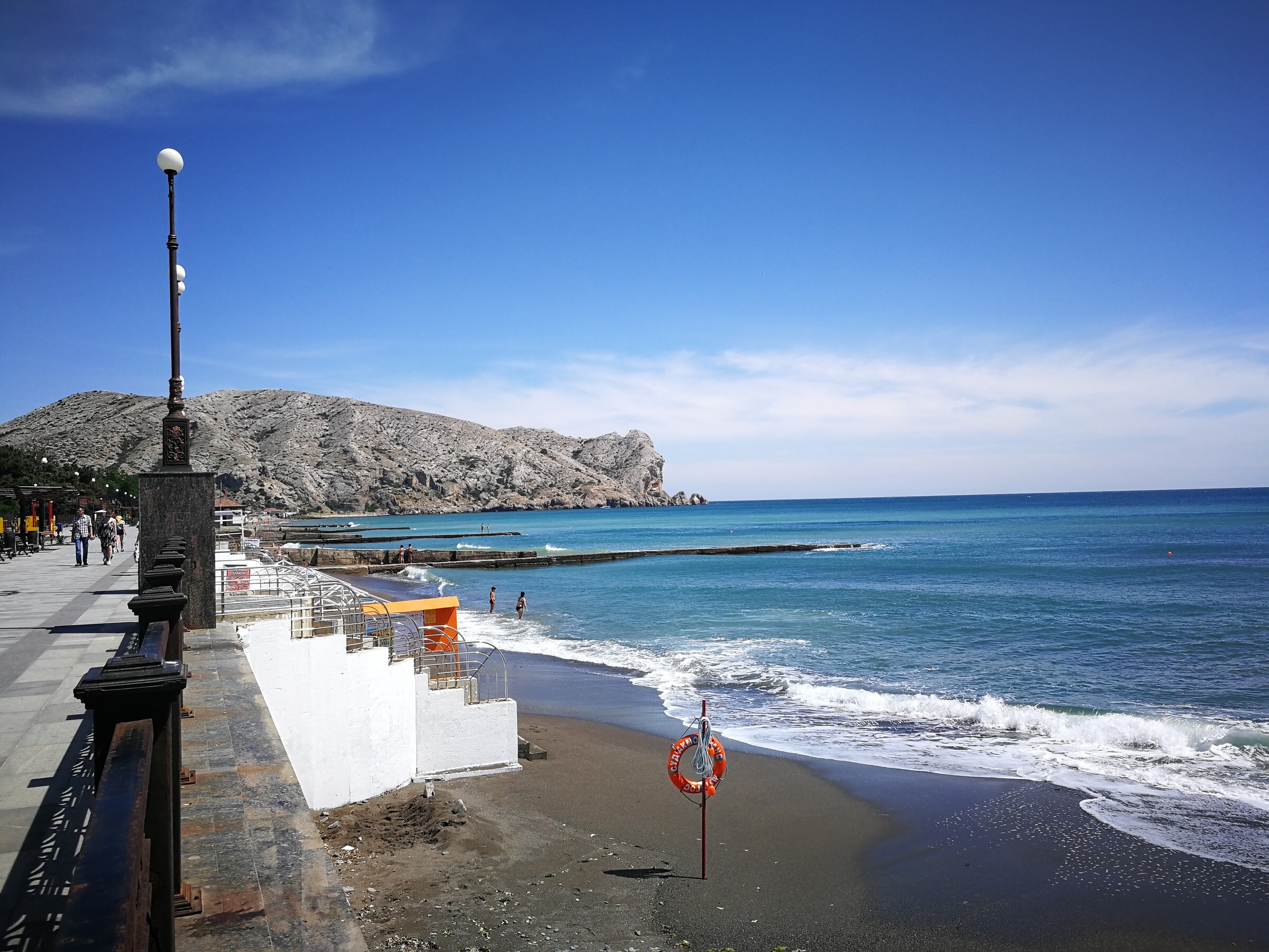 Набережная Судака — камера, пляжи, отдых, рестораны и кафе, фото 2023, отзывы, как добраться