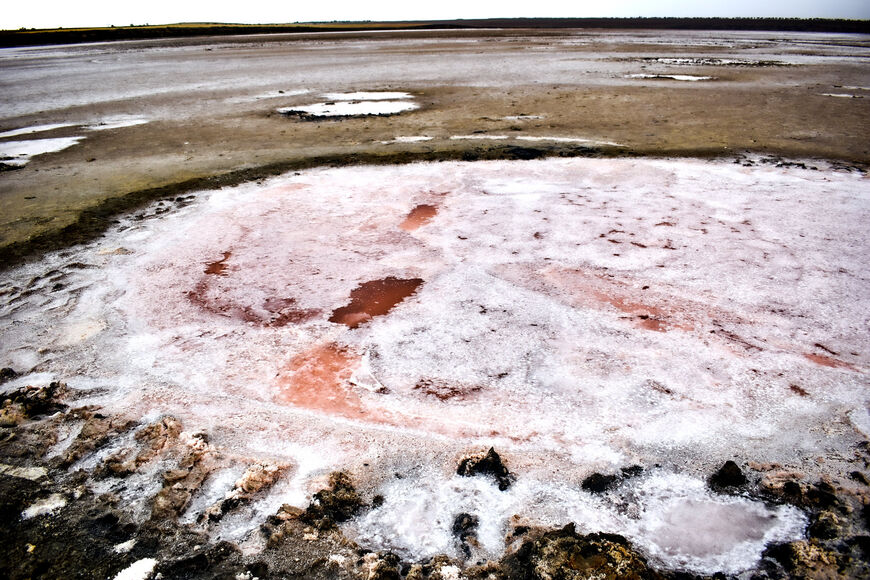 Соленое озеро в Веселовке