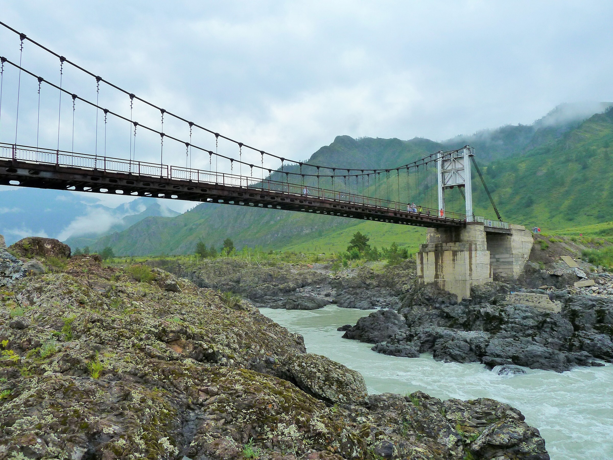 Ороктойский мост, Горный Алтай — глубина Катуни, как доехать, фото, на  карте, где находится