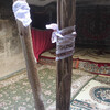 Ритуальный ствол дерева в Шопан-ата