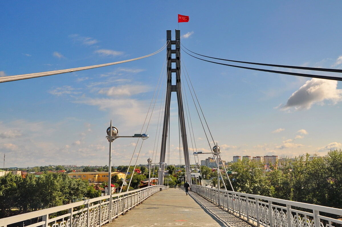 Мост Влюбленных В Тюмени Фото