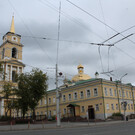 Соборная площадь Перми и сквер Мамина-Сибиряка