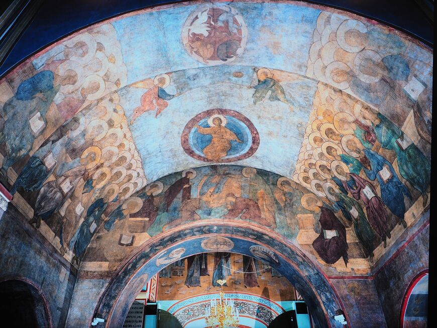 Древние фрески Успенского собора в картинной галерее музейного центра «Палаты»