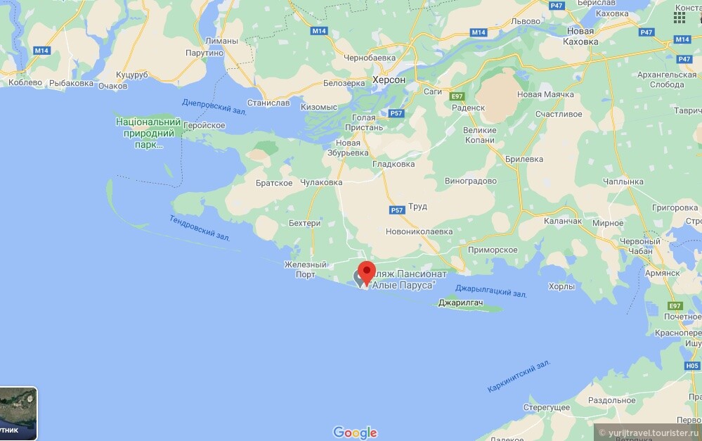 Новая аскания карта