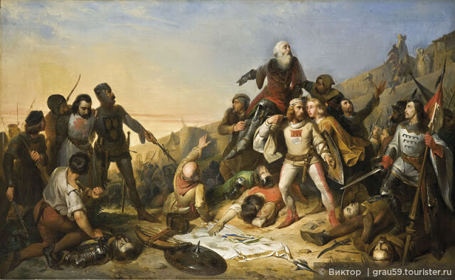 Schlacht an der Ulrepforte (Картина Gustave Buschmann & Edouard Jean Conrad Hamman, 1841)

(Из Интернета)
