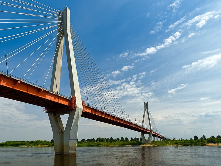 Муромский вантовый мост через Оку
