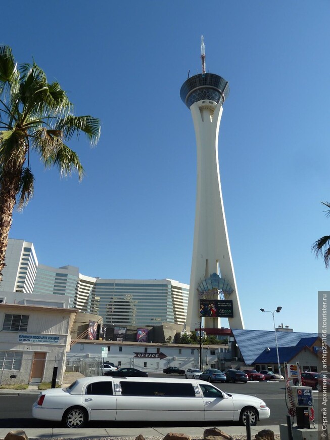 Самый высотный аттракцион в Мире — Биг Шот в казино-отеле в Лас-Вегаса — Стратосфере