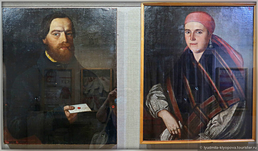 Портреты заводчика Горшкова и его жены. I половина 19 в.