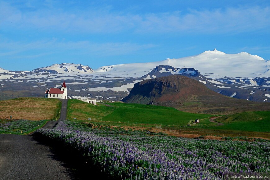 Вокруг Исландии с палаткой. Снайфедльснес, полуостров снежной горы с первозданной природой.