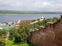 Виды со стен Нижегородского кремля