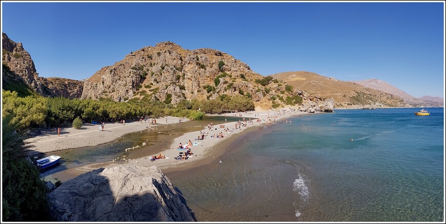 Остров Крит. От арки Скалета до пляжа Превели