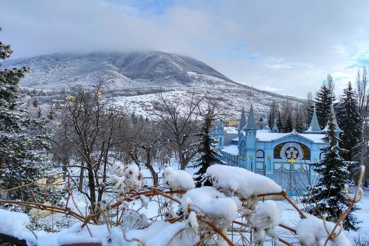 Вид на Пятигорск с горы Горячей