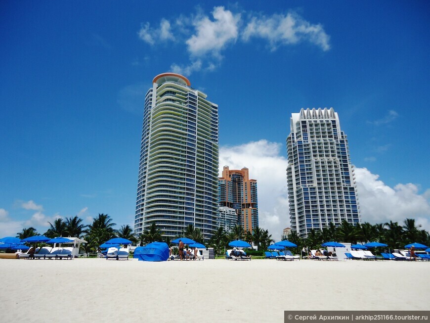 Белоснежный и самый знаменитый — Южный пляж в Майами-Бич во Флориде