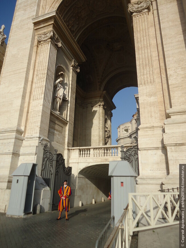 Смотровая площадка на куполе собора Святого Петра в Риме