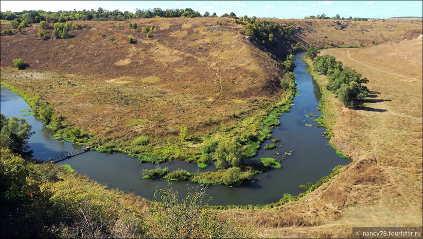 Вид на излучину реки Воргол со «Звонарей»