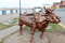Скульптуры на набережной пруда Ижевска: Железная корова