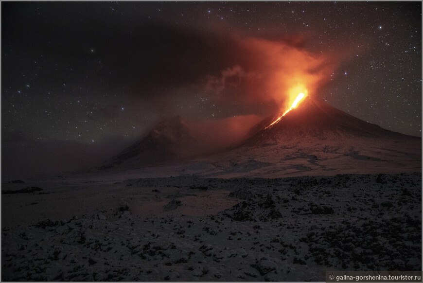 Притяжение Ключевского вулкана. Часть 2. Извержение  